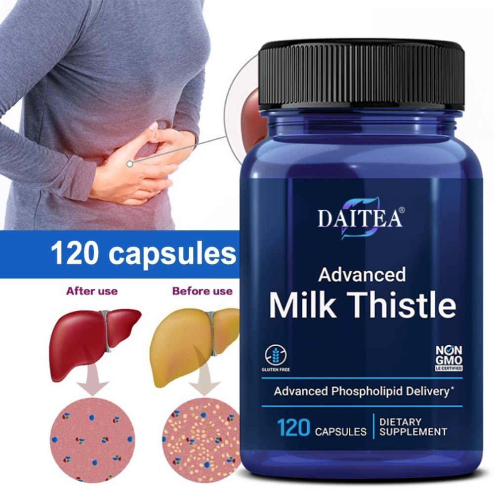 Milk Thistle Silymarin - Gelişmiş Süt Değirmeni Ekstraktı, Silymarin, 120