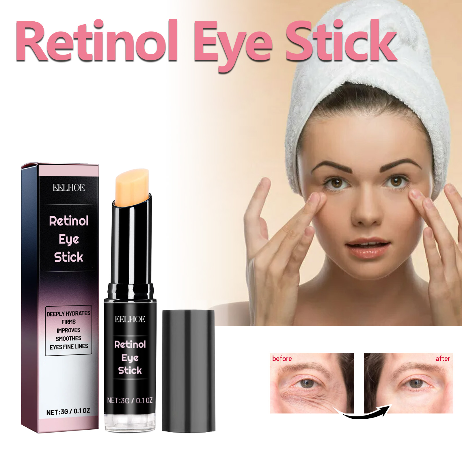 Milk Thistle Silymarin - Retinol Göz Kremi Çubuğu Kollajen Solmaya