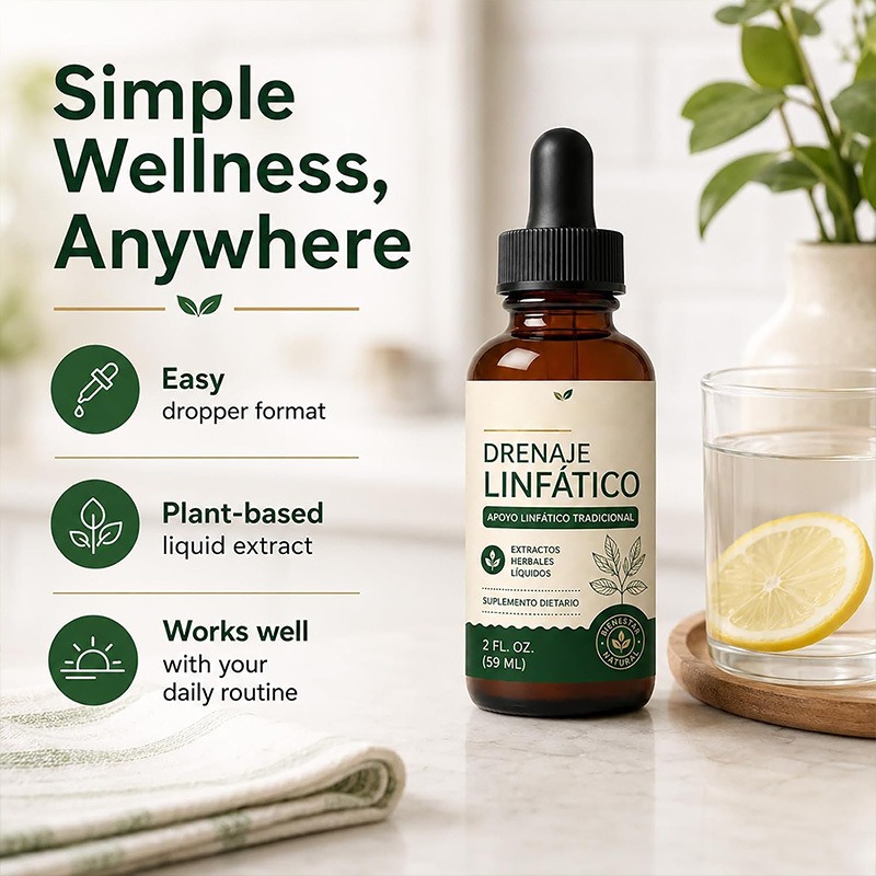 Herbal Wellness Drops - 59ml Doğal Bitkisel Lenf Drenaj Damlaları