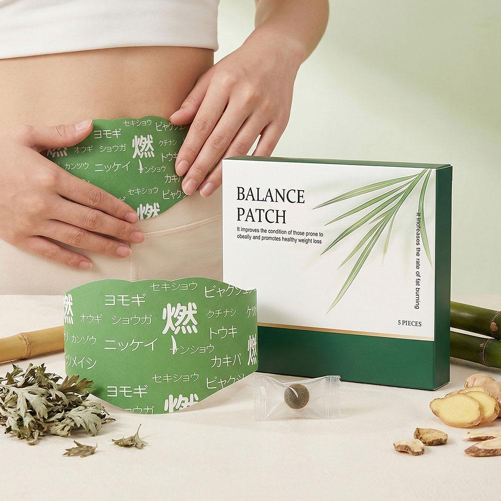 Herbal Wellness Patches - 1/2/3/5/10 adet doğal bitkisel denge göbek