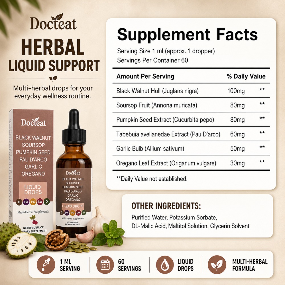Docteat Siyah Ceviz Ekşi Anana - Herbal Wellness Drops incelemesi ve fiyatı