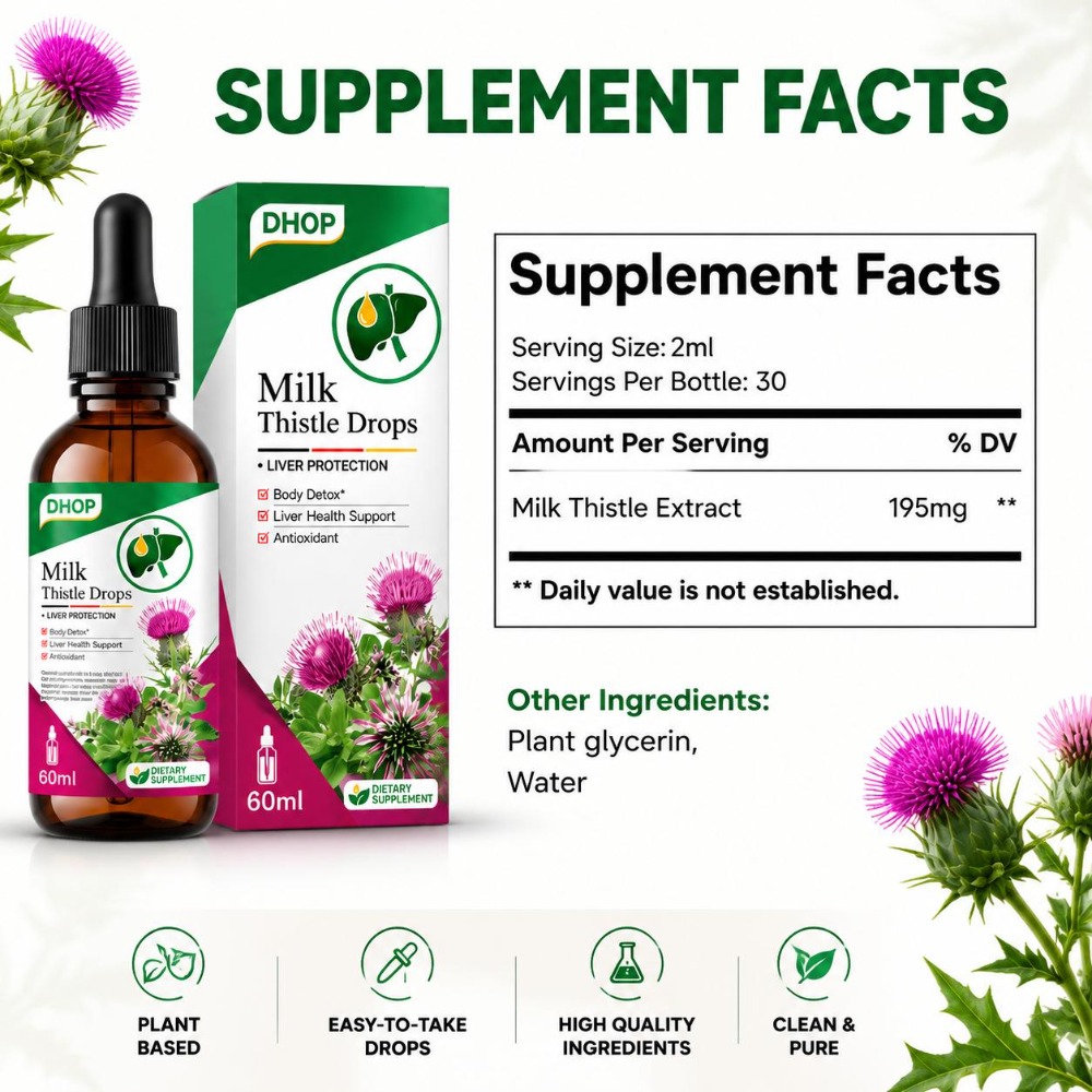 DHOP Süt Devedikeni Damlaları  - Milk Thistle Silymarin incelemesi ve fiyatı