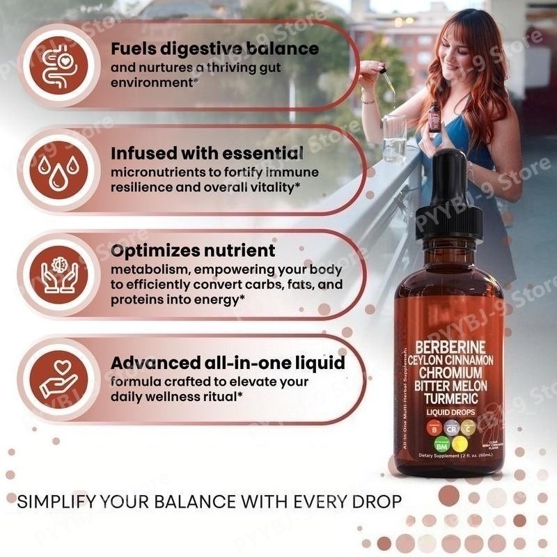 Berberin Krom Kurkuma Ginseng  - Herbal Wellness Drops incelemesi ve fiyatı